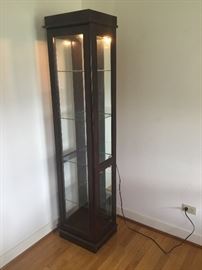 Curio Cabinet with 4 Lighted Shelves         https://ctbids.com/#!/description/share/32353