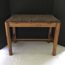 Small Bench with Cushion               https://ctbids.com/#!/description/share/32412