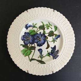 Plate with Morning Glory Floral Design                        https://ctbids.com/#!/description/share/32511