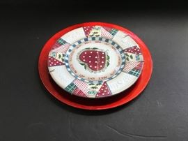 “Peace, Love, Patience, Kindness, Faith, and Joy” Plate w/ Hanger https://ctbids.com/#!/description/share/32514