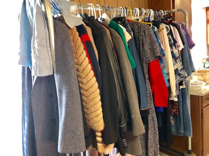 WOMAN'S & MEN'S JACKETS, COATS, SWEATERS & MINK FUR COAT