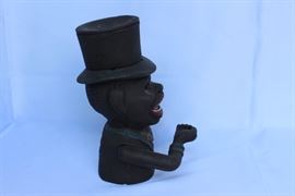 Vintage Cast Iron Bank "Jolly Man"