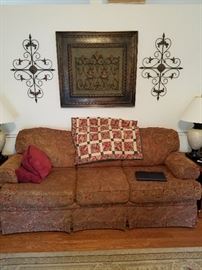 Nice Sofa and wall art