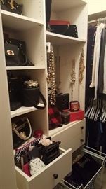 Beautiful ladies clothing and costume jewelry items; Clothing is size extra-small and small. Shoes size 7.5