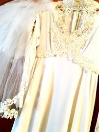 Vintage Aprons, Ladies Clothing, and a Wedding Dress...