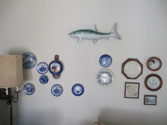 Fish and plates. You don't see that every day.