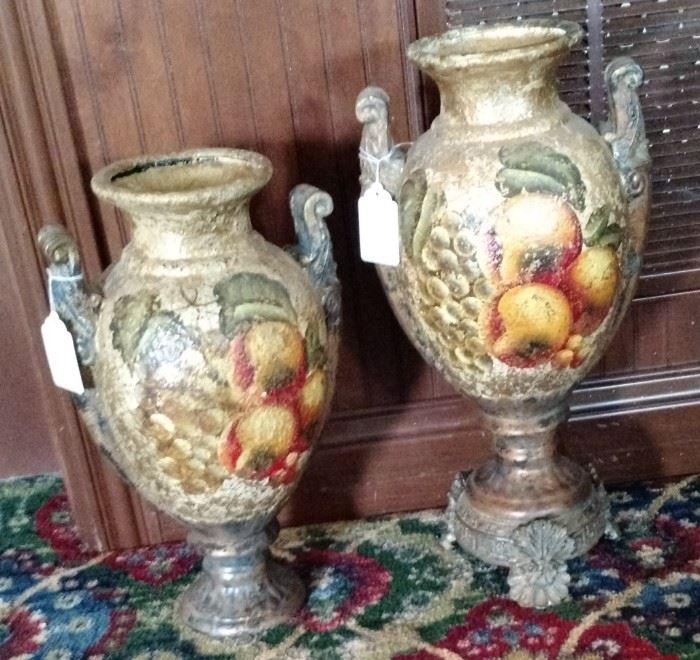 2 beautiful matching urns