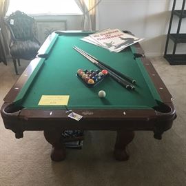 Sportcraft Pool Table with accessories.