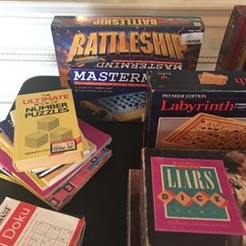 Puzzle Books and Board Games