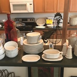 Phaltzgraff White Heritage Dish Set (63pcs)