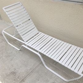 Pair of Pool Loungers (only 1 shown)