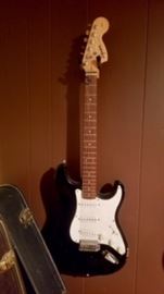 Squire stratocaster electric guitar