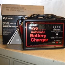 Sears 10/2 amp Automatic Battery Charger   http://www.ctonlineauctions.com/detail.asp?id=739849