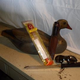  Duck Decoy and Gun accessories     http://www.ctonlineauctions.com/detail.asp?id=739853