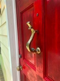 big brass door knocker