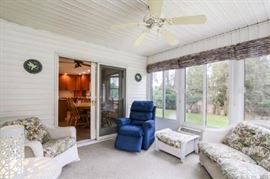 Wicker furniture and Pride Lift recliner