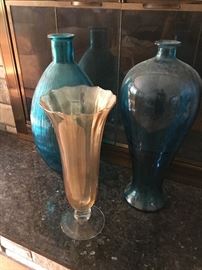 Large decorative vases