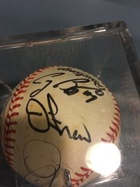 Signed baseball
