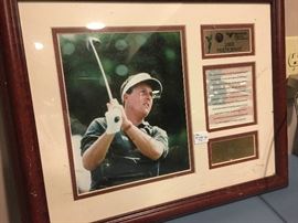 Phil Mickelson Authenticated photo