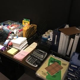 Office supplies, more not shown