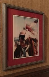 "Walks With Eagles" Framed & Matted Photo by Bill Dean