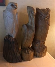 Alfred Coe Sculptures.  Approximately 19”, Maple. 