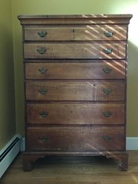 Antique Maple Set of Drawers 
