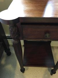 Pineapple Decorative Stand with Drawer from Charak