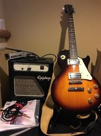 Epiphone Amplifier, Epiphone Electric Guitar  