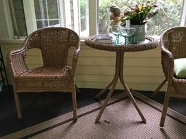 Wicker Patio Set 
