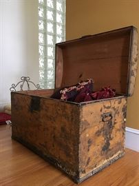 Antique Wooden Chest 