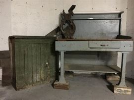 Tool Bench, Primitive Hanging Cabinet 