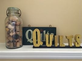 Vintage Spools, Quilt Signs 
