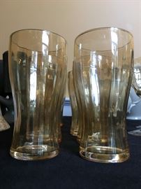 Antique Amber Glasses