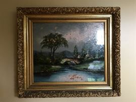 Reverse Painting on Glass