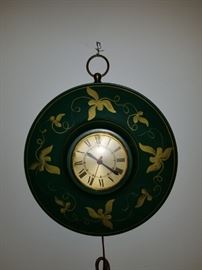 Vintage electric wall clock 