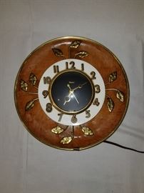 Vintage electric wall clock 