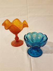 Glass candy bowls