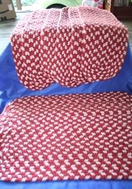 Set of step tread rugs  in very nice condition