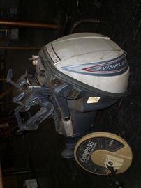 Vintage Evinrude outboard boat motor