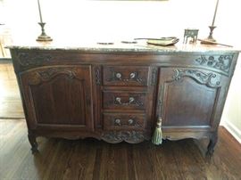 This pic is closer to the actual wood color of the server.