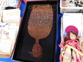 Antique beaded purse