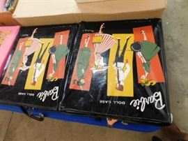 Vintage Barbie doll cases