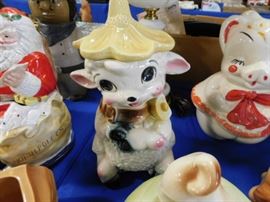 Vintage lamb cookie jar