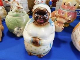 Vintage Black Americana cookie jar