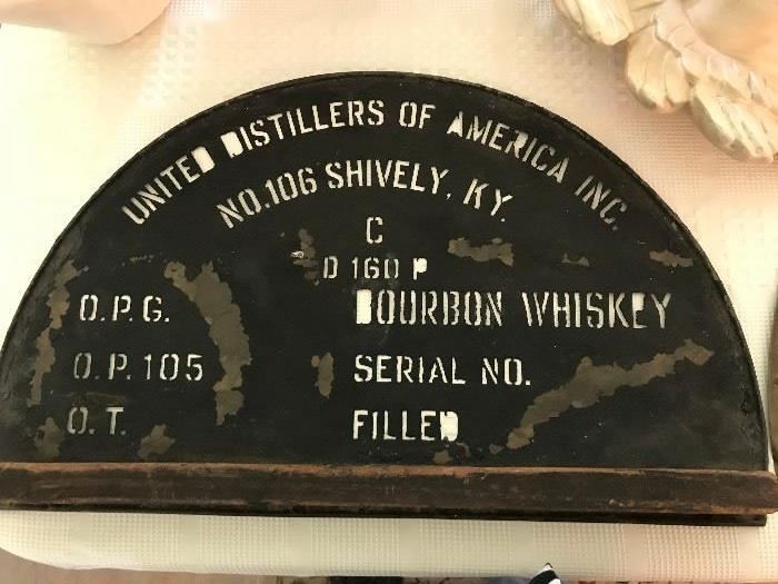 Antique Whiskey Barrel Marking Templates