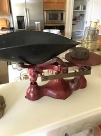 Antique Jacobs Bros. Candy Scale