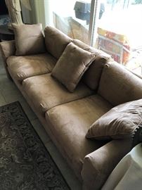 Suede Couch
