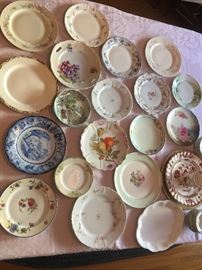 Painted China Plates