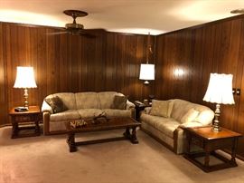 Sofas, coffee table, coffee tables